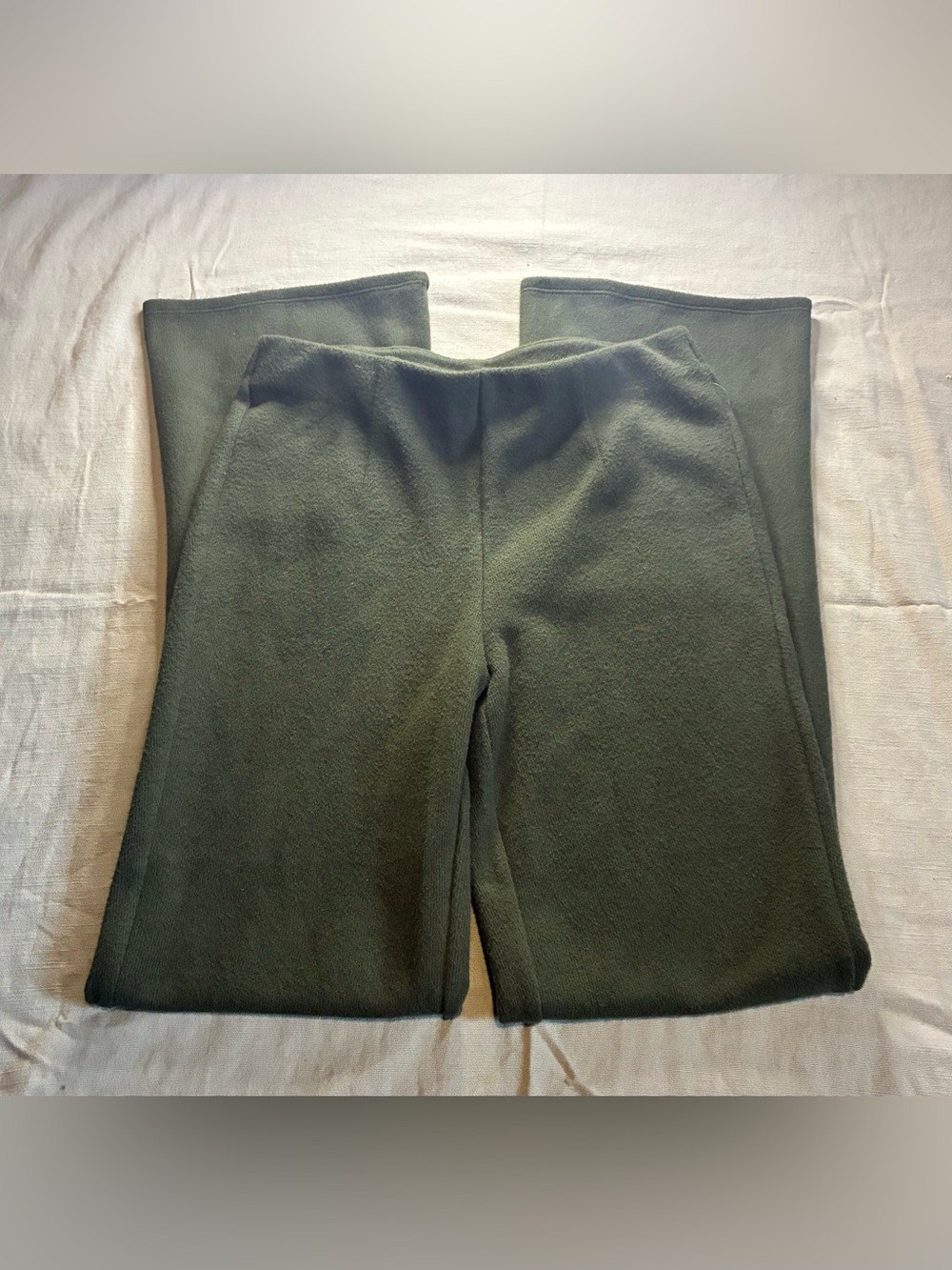 Women's Brushed Pull On Pants A New Day Olive Extra Small